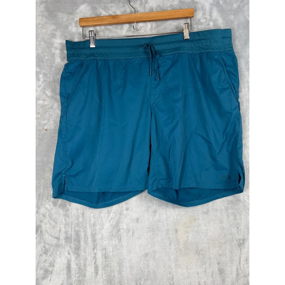 The North Face Aphrodite 2.0Shorts Womens XXL Blue Teal Hiking Long - Picture 4 of 10